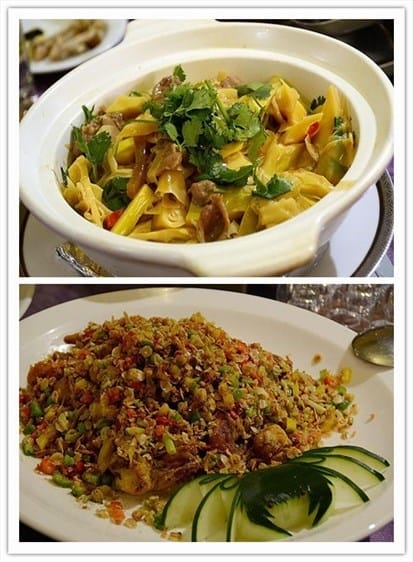 桂竹筍山豬肉&麥香軟殼蟹