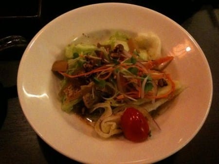 三燔壽喜燒-美麗華 美味肉質.白精靈菇高級食材吃到飽享宴 - 第2張圖 野菜和風沙拉 - 中山區的三燔美麗華)