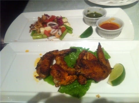 古拉爵 Cafe Grazie-歐風精緻義大利麵令我鍾情~ - 第4張圖 香酥辣味透抽.辣味烤雞翅 - 內湖區的義式屋古拉爵)