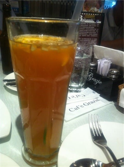 古拉爵 Cafe Grazie-歐風精緻義大利麵令我鍾情~ - 第10張圖 繽紛水果茶 - 內湖區的義式屋古拉爵)