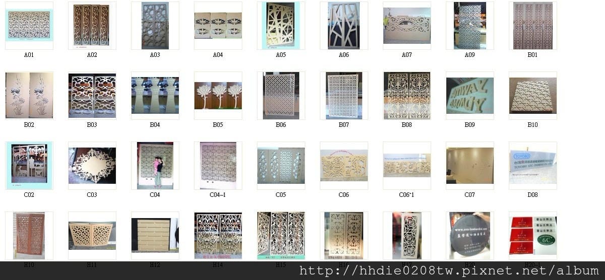 太銓企業社~台北廣告代工廠品質有保障~/木板雕刻切割/台北壓克力雕刻水晶字/CNC雕刻/雷射切割/木工設計公司招牌店代工 - 第5張圖 編號窗花.jpg