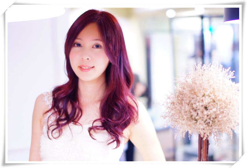 [台北東區．染髮．護髮]Moon Hair Studio－訂作迷人的髮色，蜜糖甜心酒紅超美！