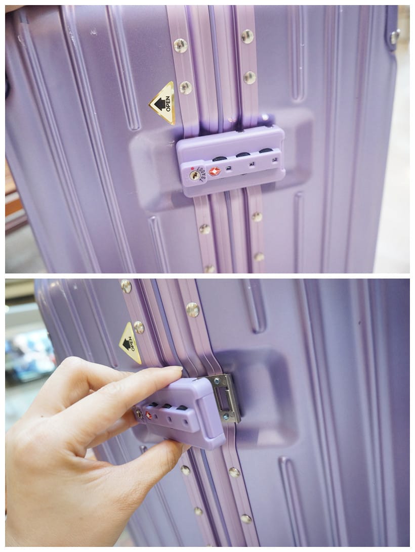 [行李箱推薦]LHS采寓生活館－德國品牌 德國品牌NaSaDen納莎登鋁框行李~ 拉著我的夢幻紫美麗行李箱， 來一趟女生最喜歡的優雅輕盈異國旅程！