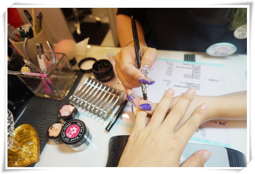 [永和樂華夜市.美甲]七十二變時尚美甲沙龍~甜甜公主風讓心情每天都戀愛!