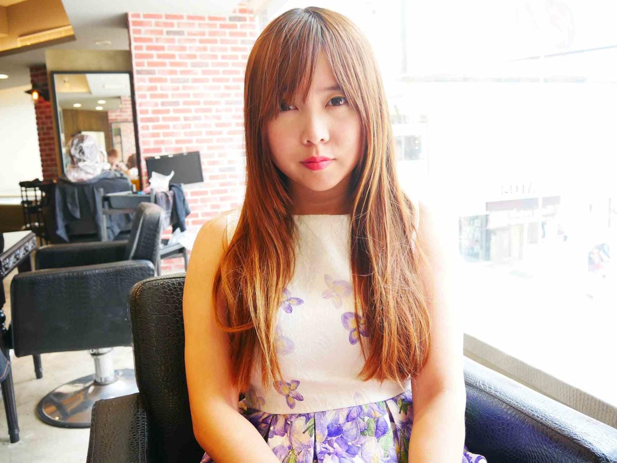 燙髮前正面照-台中燙髮推薦