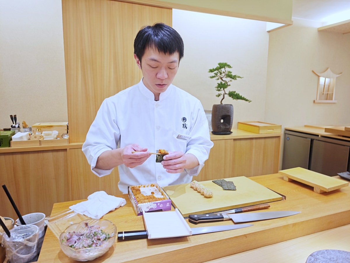 在騰壽司，與季節的一期一會-板橋完全預約制私人空間，讓你的靈魂瞬間飛去築地~