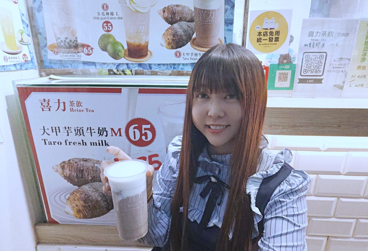 [苗栗竹南美食推薦]喜力茶飲-在地人必喝手搖飲，濃郁大甲芋頭牛奶與爆量配料「還想再一杯」！